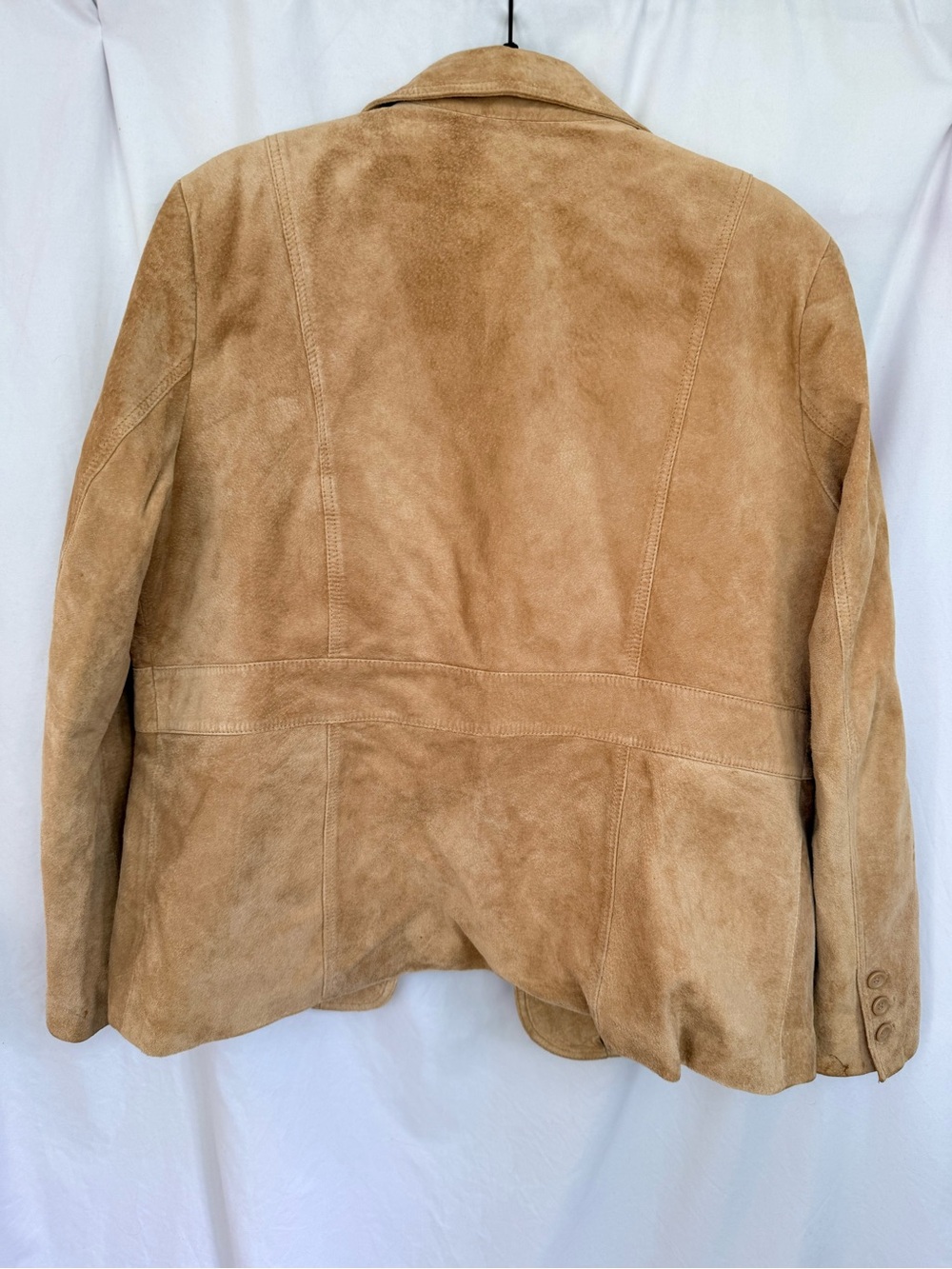 Liz Claiborne Camel Suede Blazer - Picture 6 of 6